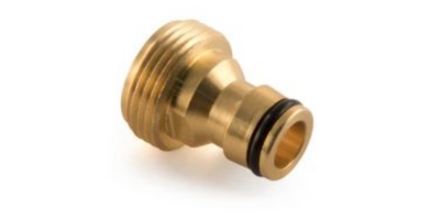 Brass accessory connector three quarter inch