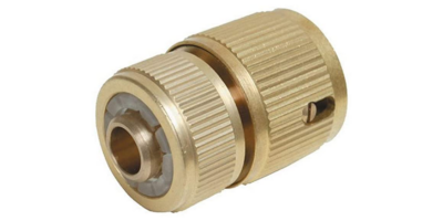 Brass hose connector half inch with auto stop