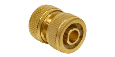 Brass hose connector half inch without stop