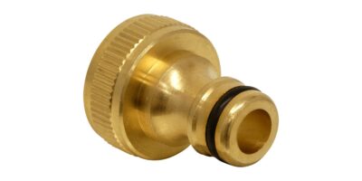 Brass tap connector half inch bsp