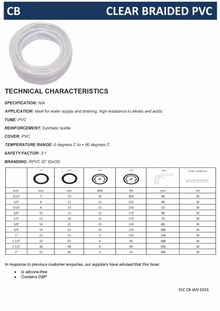 Specification Sheet