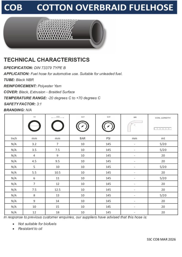 Specification Sheet