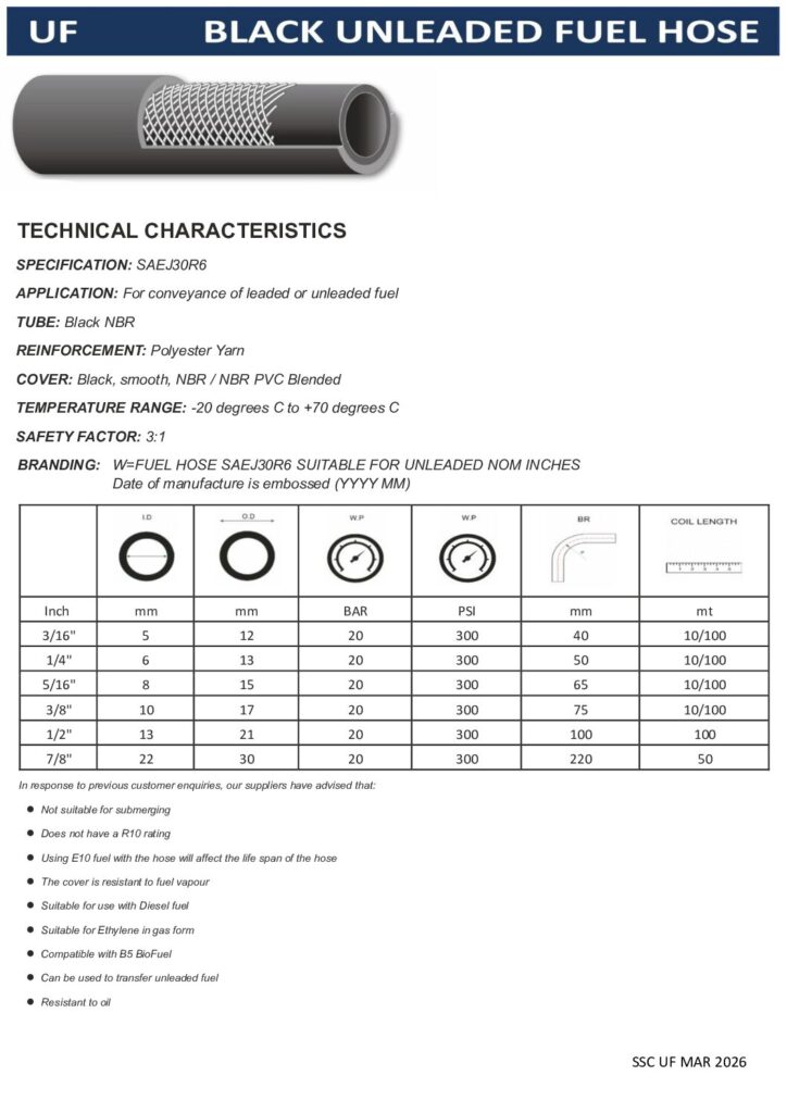 Specification Sheet